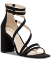 Jessica Simpson Women's Stassey Strappy Block Heel Dress Sandals Women's Shoes In Black
