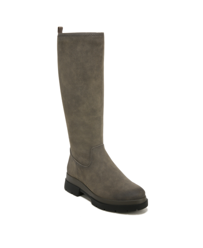 Soul Naturalizer Orchid  Womens Tall Pull On Mid-calf Boots In Dark Olive Faux Nubuck