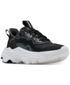 Sorel Women's Kinetic Breakthru Day Lace Sneakers Women's Shoes In Black/white