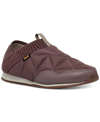 Teva Re Ember Moc Womens Quilted Casual Slip-on Sneakers In Peppercorn