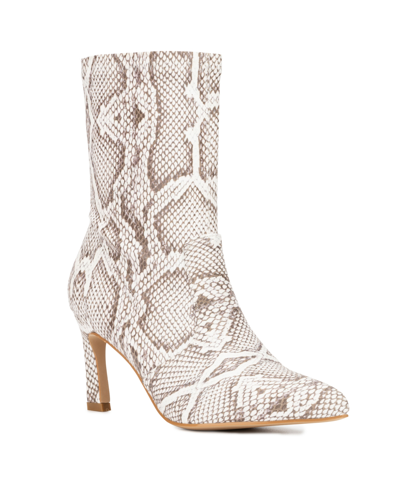 New York And Company Women's Xandra Boots Women's Shoes In Bone
