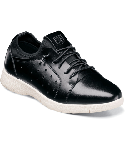 Stacy Adams Little Boys Halden Jr. Plain Toe Sneakers In Black