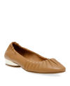 Anne Klein Cristina Pleated Flat In Natural