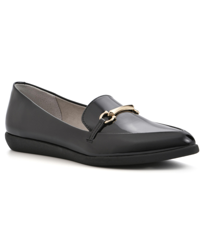 Cliffs By White Mountain Galeena Buckle Kiltie Loafer In Navy/ Burnished/ Smooth