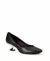 Katy Perry The Laterr Pump Womens Textured Faux Leather Pumps In Black