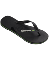 Havaianas Men's Brazil Logo Flip Flop Sandal In Black, Men's At Urban Outfitters