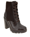 Bcbgeneration Pilas Lace-up Bootie In Brownie