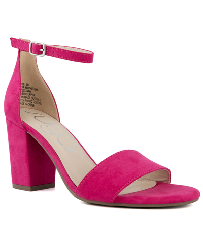 Sugar Women's Machelene Dress Heel Sandals Women's Shoes In Fuchsia