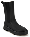 Kenneth Cole New York Radell Womens Mid Calf Embellished Chelsea Boots In Black