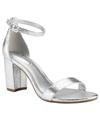 Bandolino Armory Womens Dress Sandals In Silver - Manmade