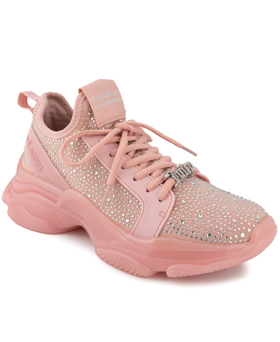 Juicy Couture Women's Adana Lace-up Sneakers Women's Shoes In Blush
