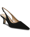 Sam Edelman Pointed Clasp High-heeled Shoes In Black Suede