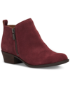 LUCKY BRAND WOMEN'S BASEL LEATHER BOOTIES WOMEN'S SHOES