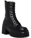 MADDEN GIRL WOMEN'S GUSTER LUG-SOLE COMBAT BOOTIES