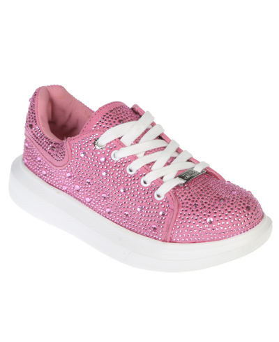 Vince Camuto Little Girls Comfy Running Shoes In Dark Pink