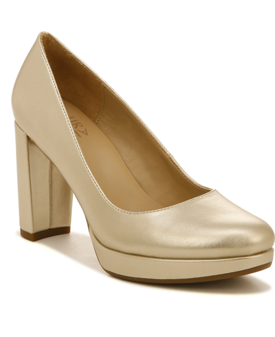 Naturalizer Berlin Pumps Women's Shoes In Champagne Metallic Faux Leather