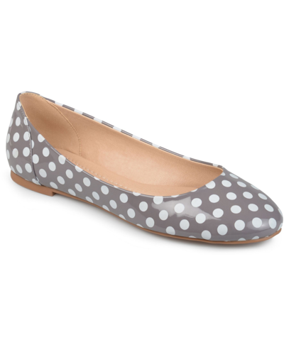 Journee Collection Women's Comfort Ballet Kavn Flats In Dot
