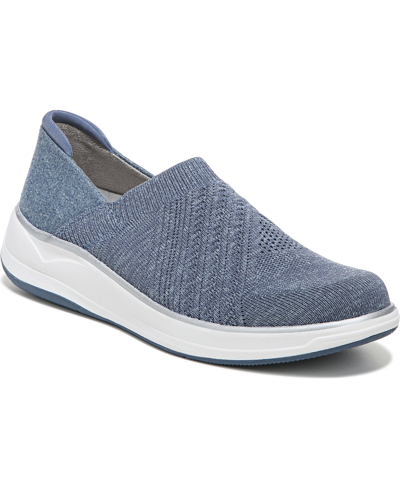 Bzees Premium Triumph Washable Slip-ons In Ash Blue Fabric