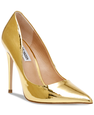 Steve Madden Daisie Pumps In Gold Metallic ModeSens