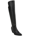 Zodiac Ronson Womens Padded Insole Tall Over-the-knee Boots In Black Leather