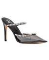 New York And Company Fatima Crystal Embellished Lucite Pump In Black