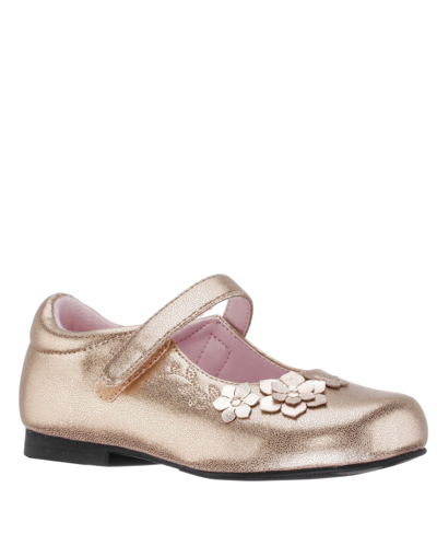 Nina Little Girls Dress Shoes In Platinum Shimmer