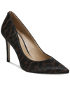 Sam Edelman Hazel Pointed Toe Heel In Black Suede In Brown Spotted Multi