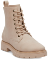 TOMS WOMEN'S ALAYA LACE-UP LUG COMBAT BOOTIES