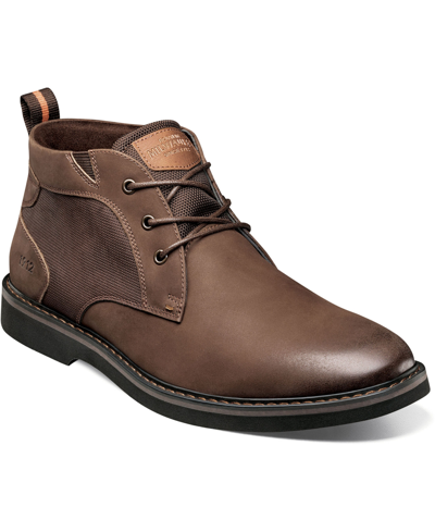Nunn Bush Men's Denali Water Resistant Plain Toe Boots Men's Shoes In Dark Brown