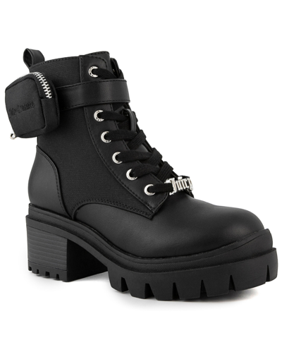 Juicy Couture Women's Quentin Combat Boots In Black