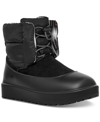 Ugg Maxi Toggle Womens Faux Suede Winter Winter & Snow Boots In Black