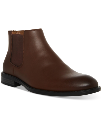 Madden Men Men's Maxxin Mid Height Chelsea Boot In Dark Brown