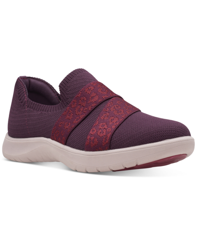 Clarks Women's Adella Stride Cloudsteppers Slip-on Sneakers Women's Shoes In Red