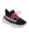 DKNY LITTLE AND BIG GIRLS SLIP ON LANDON STRETCHY KNIT SNEAKERS