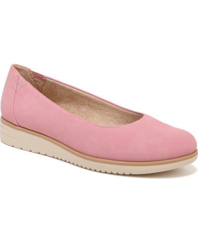 Soul Naturalizer Idea-ballet Flats Women's Shoes In New Rose Pink Faux Nubuck