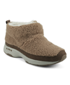 Easy Spirit Women's Trippin Cozy Ankle Booties Women's Shoes In Light Brown/chestnut