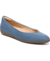 Naturalizer Vivienne Flats Women's Shoes In Dusk Blue Fabric