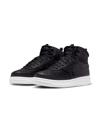 Nike Men's Court Vision Mid Winter Sneakers From Finish Line In Black