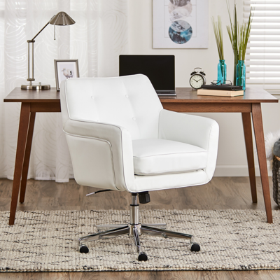 Serta Ashland Home Office Chair In White
