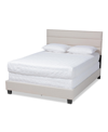 Furniture Hampton Queen Bed In Beige