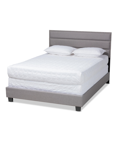 Furniture Ansa Upholstered Bed - Full In Grey