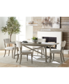 FURNITURE ALBION 5-PC. DINING SET (RECTANGULAR TABLE AND 4 SIDE CHAIRS)