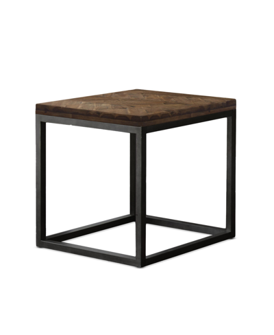 Steve Silver Lacey End Table In Med Brown