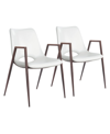 ZUO DESK DINING CHAIR, SET OF 2
