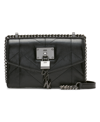 DKNY ELISSA TEXTURED SMALL SHOULDER BAG WITH CHAIN STRAP