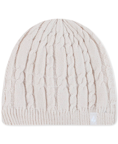 Heat Holders Women's Alesund Cable-knit Hat In Buttercream