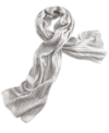 Charter Club Ribbed 100% Cashmere Scarf, Created For Macy's In Ice Grey Heather