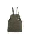 The Sak Women's Dylan Crochet Backpack In Moss Static