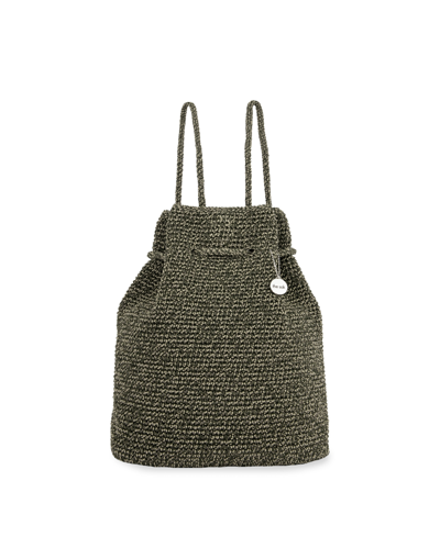 The Sak Women's Dylan Crochet Backpack In Moss Static