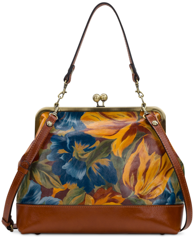 Patricia Nash Leather Elsworth Satchel In Marigold Harvest | ModeSens